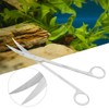 Stainless Steel Aquatic Plant Scissors Shears Aquarium Fish Tank Aquatic