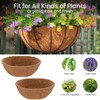 YORKING 6 Packs 8 Inch Hanging Basket Coco Coir Liners