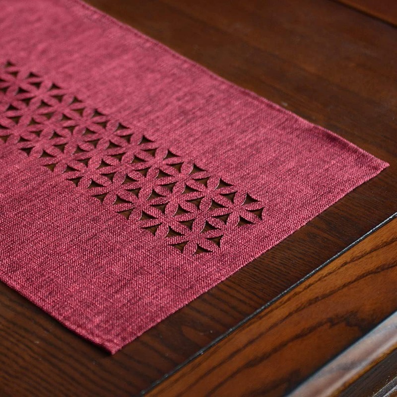 Aomiro Table Runner, Nordic Table Center Cross, Stylish, Table Runner,