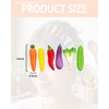 Funny Vegetable Hair Clips Set, 3D Realistic Simulated Food Hair