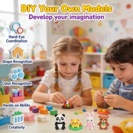 ARTPAR Air Dry Clay 66 Colors, Modeling Clay for Kids, Model Magic DIY Molding Clay Kit with Sculpting Tools, Soft & Ultra Light, Art and Crafts for Boys and Girls 3-12 Years Old.