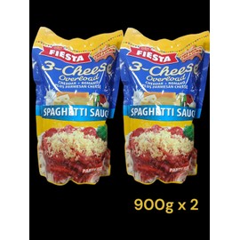 Fiesta  Spaghetti Sauce 3 CHEESE overload  Cheddar+Romano