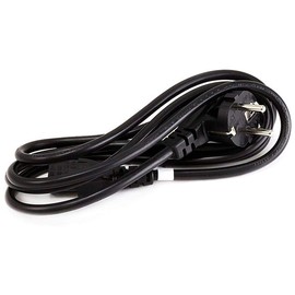 Monoprice Power Cord - CEE 7/7 SCHUKO (Europe) to IEC 60320 C13, 18AWG, 5 Amps, 1250 Watts, 250 Volts, 3-Prong, H05VV‑F 3G Jacket Material, 6 Feet, Black