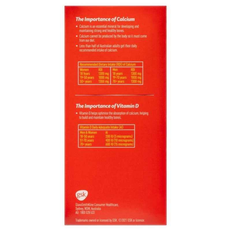 Caltrate Bone Health Tablets, Multi 100 count, Pack of 100