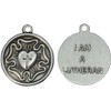 Sterling Gifts Lutheran Rose Necklace. I am a Lutheran Pendant