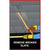 Slate Repair Hallhook - Pack of 10 Slate Hall Hook