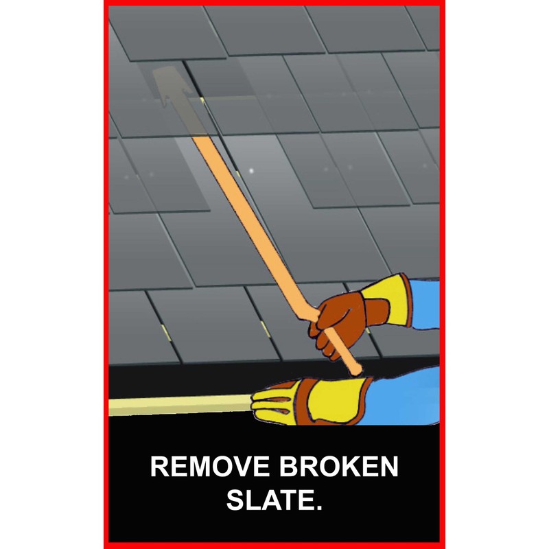 Slate Repair Hallhook - Pack of 10 Slate Hall Hook