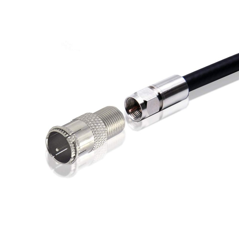 VCE Coaxial Cable Quick Connector, Quick Push On Male to