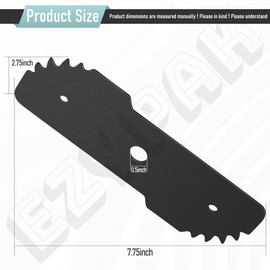 6 Pack 7-1/2-inch EB-007 Edge Hog Heavy-Duty Edger Replacement Blade for Black & Decker LE750 LE710 LE760FF LE760