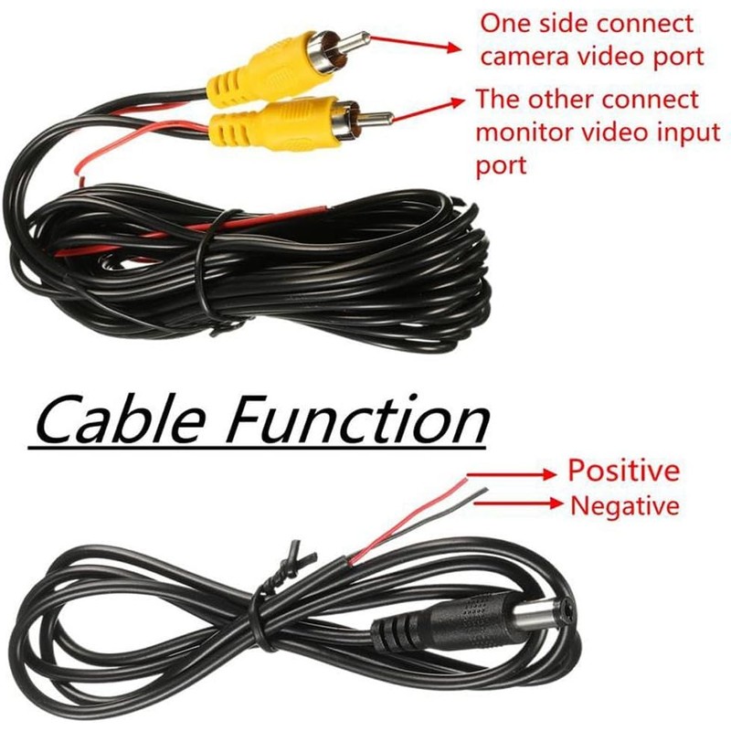 4 LED Night Vision: Car Reversing Camera Number Plate Light