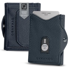 DYKANBO Wallets, ID & Card Sleeves for Men - Wallet Men's Leather Wallet - RFID Wallet Men's Small with Coin Compartment - Small Wallet Men - Men's Wallet, darkblue, Modern