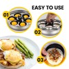 MARSKITOP Egg Poacher, Poached Eggs Cooker, Stainless Steel Egg Poaching