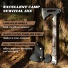 Camping Axe - 17" Camping and Survival Hatchet with Sheath