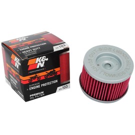 K&N KN-103 Filtro de Aceite para Motocicleta para Modelos Honda Seleccionados