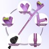 Foldable Forearm Crutches for Adults, 10 Levels Adjustable Height Lightweight