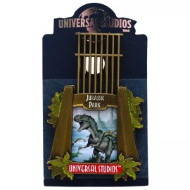 Universal Studios Jurassic Park T-Rex Gate Slider Pin