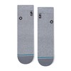 STANCE Basketball Socks LOGOMAN ST QTR A356A20LOG HGR (Light Gray/M/Men's)