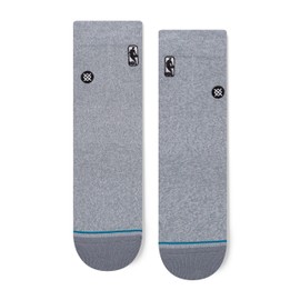 STANCE Basketball Socks LOGOMAN ST QTR A356A20LOG HGR (Light Gray/M/Men's)