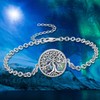 Tree of Life Bracelet Women's 925 Sterling Silver Tree of