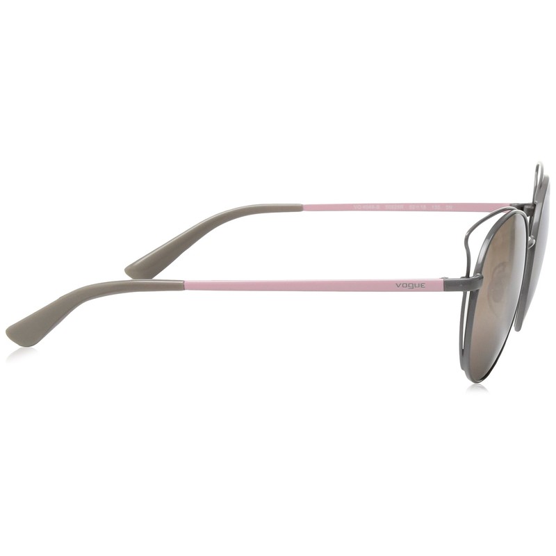VOGUE Women's 0VO4048S 50525R 52 Sunglasses, Pastel Grey/Brown