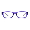 Fancy Narrow Rectangle Spring Hinge Light Weight Plastic Reading Glasses