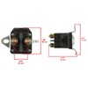 12V Starter Solenoid with 2 Terminal 532138406 Compact Structure Replacement