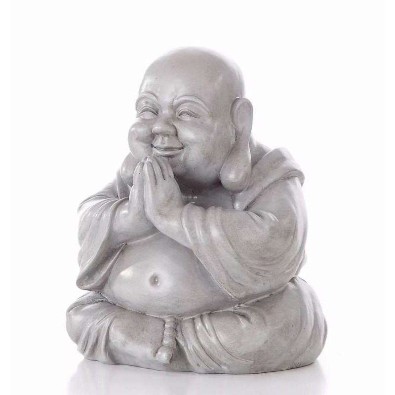 Hi-Line Gift Ltd. Smiling Buddha Praying Statue Tabletop Decoration Home