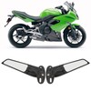 2pcs Motorcycle Wind Wing Mirror Multi Angle Adjustable Rotating Rear
