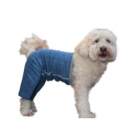 Mozzie Pants Original Dog Pants, E-Collar Alternative, Dog Pajamas, Dog Diaper X-Large Dog, Blue