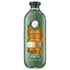 Herbal Essences Jojoba Oil Sulfate Free Shampoo, Made for Air Drying, Smoothing, 400 mL, with Certified Camellia Oil and Aloe Vera, For All Hair Types, Especially Frizzy Hair
