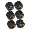 6pcs Pool Cue Tips Professional Multi Layers Billiard Pool Cue