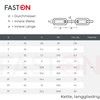 FASTON® Stainless Steel Chain 2 mm Stainless Steel Chain (4