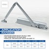 ODC-710A Heavy Duty Surface Rack and Pinion Door Closer with