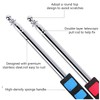 Telescopic Flag Pole, 2 Pcs 2 m Stainless Steel Handheld
