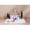 VBS LED Christmas Tree Decoration Miniature Winter Landscape Christmas Changing