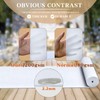 dofopo Extra Thick White Carpet Runner for Party, 33 Feet