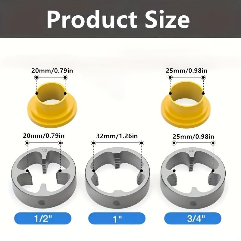 A set of PVC pipe threading tool kit for electric