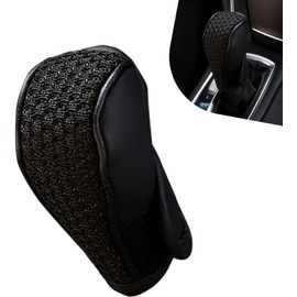 Funda para palanca de cambios de coche, de piel transpirable, impermeable, antideslizante, para palanca de cambio, protector de palanca de cambio, universal para decoración interior para