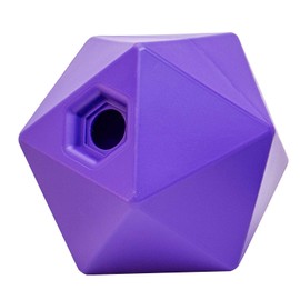 RED GORILLA, TUBTRUG Plastic hexagonal kick drip feed refillable horse stable toy treat ball (PURPLE)