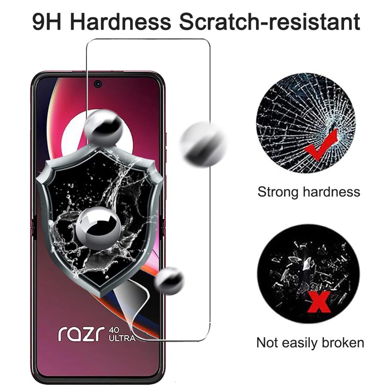 carinacoco 3 Pack Elastic Skin Screen Protector for Motorola Razr