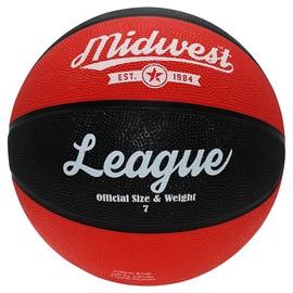 Midwest Unisex-Youth League Basketball, Black, 6