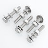 Mywish (20 Sets) 1/4-20x1-1/2 Hex Head Assorted Screws Nuts and