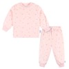 Gerber Baby Girl's 2-Piece Fleece Pajamas Pants Set, Pink Stars
