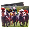 Mens Leather Horse Racing Bi-Fold Wallet by Retro Gift Box