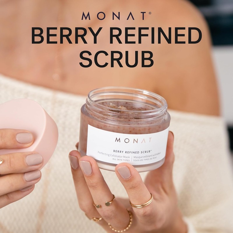 Monat Berry Refining ScrubTM - 87ml perfect exfoliating mask with
