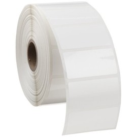 Brady THT-17-483-1.5-SC 2" Width x 1" Height, B-483 Ultra Aggressive Polyester, Gloss Finish White Thermal Transfer Printable Label - 1" Core (1500 per Roll)