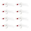 SG Store 30PCs High-Carbon Steel Treble Fishing Hook Three-claw Anchor