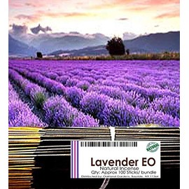 Oakland Gardens Premium Hand Dipped Incense Sticks, You Choose The Scent. 100 Sticks. (French Lavender EO)
