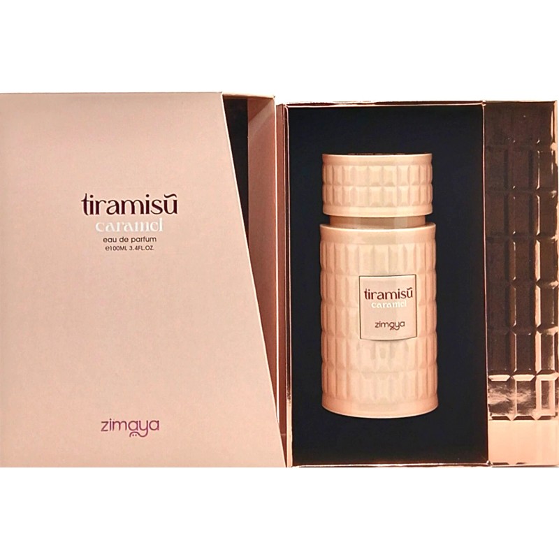 ZIMAYA TIRAMISU CARAMEL EAU DE PARFUM SPRAY UNISEX 3.4 Oz