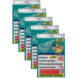 5-Count Pro-Mold 130pt EZ-Snap Trading Card Holders Holds Sleeved Card UV Protection CH130SA